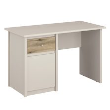 Univerzális PC-asztal, kasmír/evoke tölgy, KAROS 1D1S/120