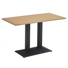   Bisztró asztal, tölgy sonoma/fekete, 120x60 cm, RINALDO TYP 2