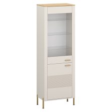 Vitrin, kasmír/kő tölgy, RUNOL 1D1W