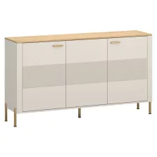 Komód, kasmír/kő tölgy, RUNOL 3D