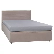 Ágy tárhellyel, 160x200, bézs, RUNOL