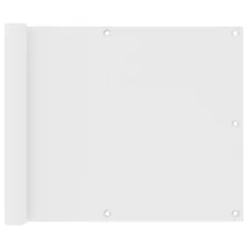 vidaXL fehér oxford-szövet erkélyparaván 75 x 400 cm