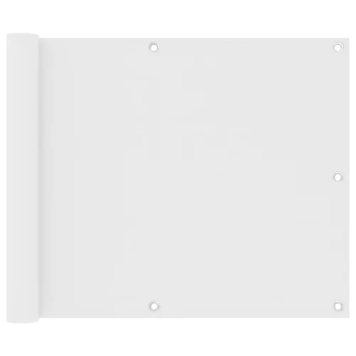 vidaXL fehér oxford-szövet erkélyparaván 75 x 400 cm