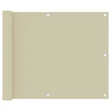   vidaXL krémszínű oxford-szövet erkélynapellenző 75 x 300 cm