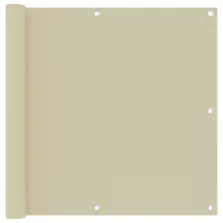   vidaXL krémszínű oxford-szövet erkélynapellenző 90 x 500 cm