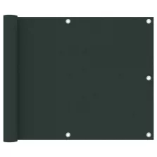   vidaXL sötétzöld oxford-szövet erkélyparaván 75 x 500 cm