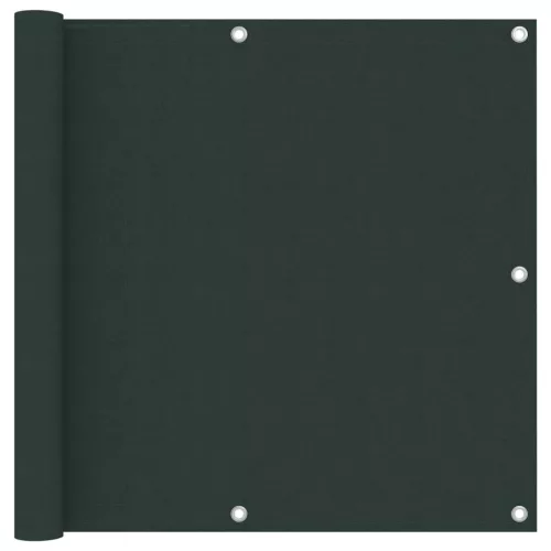 vidaXL sötétzöld oxford-szövet erkélynapellenző 90 x 300 cm