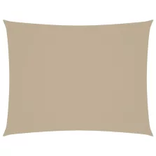   vidaXL bézs téglalap alakú oxford-szövet napvitorla 5 x 6 m