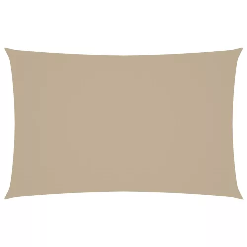 vidaXL bézs téglalap alakú oxford-szövet napvitorla 5 x 8 m
