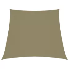   vidaXL bézs trapéz alakú oxford-szövet napvitorla 2/4 x 3 m