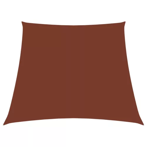 vidaXL terrakotta trapéz alakú oxford-szövet napvitorla 2/4 x 3 m