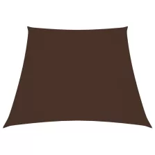   vidaXL barna trapéz alakú oxford-szövet napvitorla 2/4 x 3 m