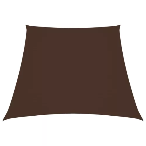 vidaXL barna trapéz alakú oxford-szövet napvitorla 2/4 x 3 m