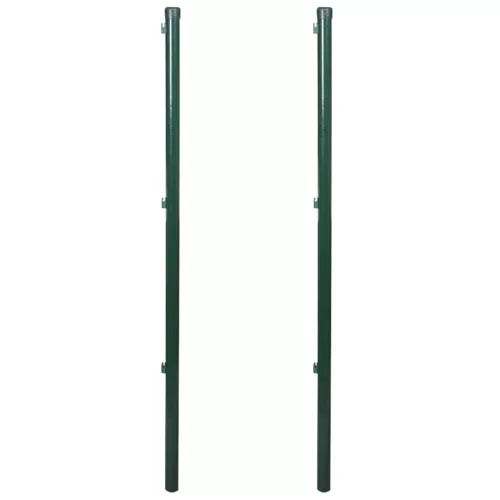 vidaXL 2 db kerítésoszlop 115 cm