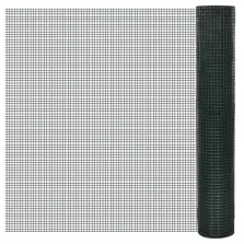   vidaXL zöld horganyzott csirkeháló drótkerítés PVC bevonattal 10 x 1 m