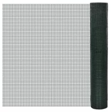   vidaXL zöld horganyzott csirkeháló drótkerítés PVC bevonattal 25 x 1 m