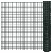   vidaXL zöld horganyzott csirkeháló drótkerítés PVC bevonattal 25 x 1 m