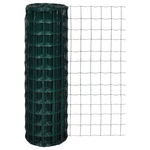 vidaXL Euro Fence zöld acélkerítés 10 x 1,2 m