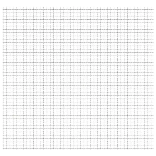 vidaXL krimpelt rozsdamentes acél drótkerítés 50x50 cm 21x21x2,5 mm