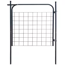 vidaXL antracit színű kerti kerítéskapu 100 x 100 cm