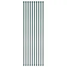 vidaXL 10 db zöld kerti növénytámasztó rúd 1,5 m