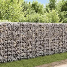 vidaXL horganyzott acél gabion kosár 120 x 30 x 50 cm