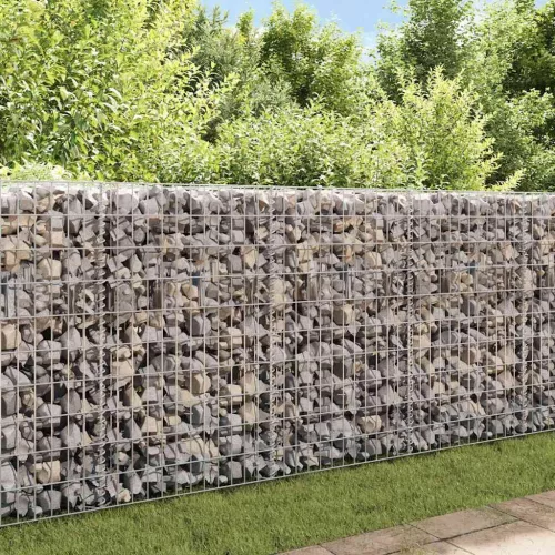 vidaXL horganyzott acél gabion kosár 120 x 30 x 50 cm