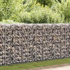 vidaXL horganyzott acél gabion kosár 200 x 30 x 100 cm