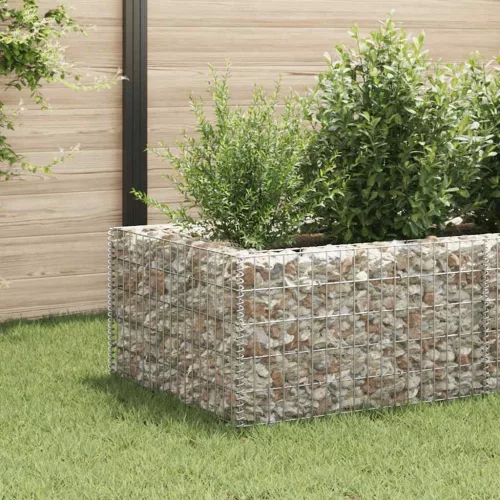 vidaXL acél gabion magaságyás 360 x 90 x 50 cm
