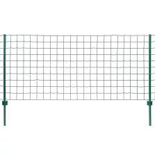 vidaXL Euro Fence zöld acélkerítés 20 x 1 m