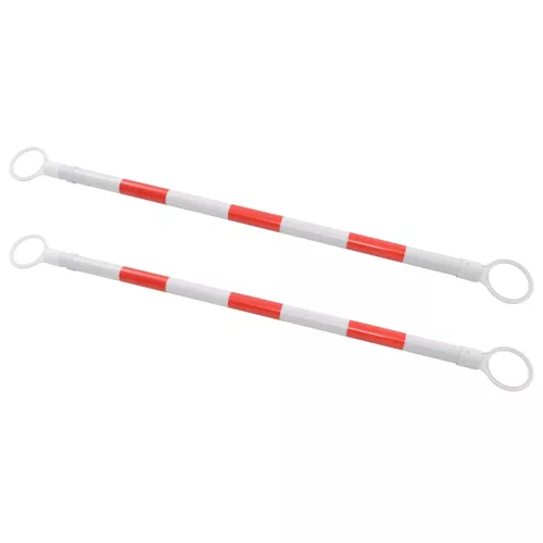 vidaXL 2 db műanyag kihúzható terelőbója-korlát 116-197 cm