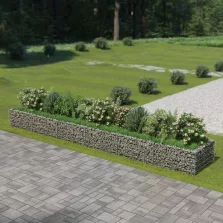   vidaXL horganyzott acél gabion magaságyás 540 x 90 x 50 cm