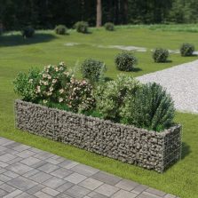   vidaXL horganyzott acél gabion magaságyás 270 x 50 x 50 cm