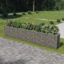   vidaXL horganyzott acél gabion magaságyás 540 x 50 x 100 cm