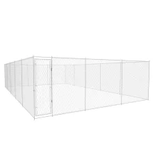   vidaXL kültéri horganyzott acél kutyakennel 950x570x185 cm