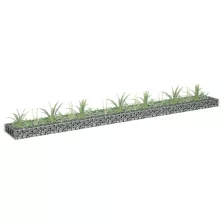   vidaXL horganyzott acél gabion magaságyás 270 x 30 x 10 cm