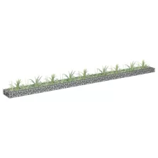   vidaXL horganyzott acél gabion magaságyás 360 x 30 x 10 cm