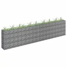   vidaXL horganyzott acél gabion magaságyás 360 x 30 x 90 cm