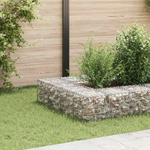 vidaXL kocka alakú acélhuzal gabion magaságyás 30 x 30 x 30 cm