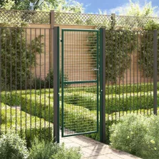 vidaXL zöld acél kerítéskapu 100 x 200 cm