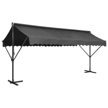   vidaXL antracitszürke szabadon álló napellenző 500 x 300 cm