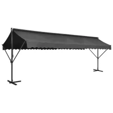   vidaXL antracitszürke szabadon álló napellenző 600 x 300 cm