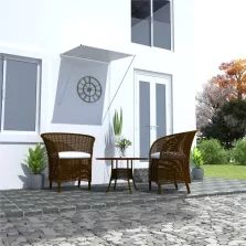 vidaXL feltekerhető krémszínű napellenző 100 x 150 cm