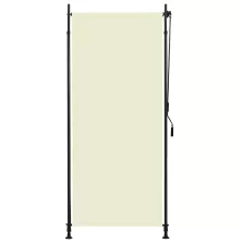 vidaXL krémszínű kültéri roló 100 x 270 cm