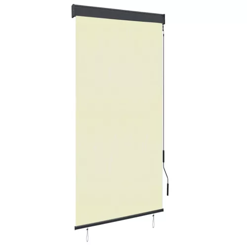 vidaXL krémszínű kültéri roló 100 x 250 cm
