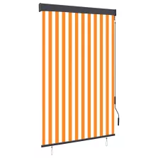 vidaXL fehér és narancssárga kültéri roló 120 x 250 cm