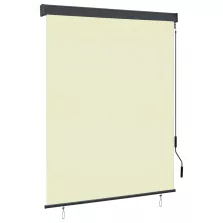 vidaXL krémszínű kültéri roló 140 x 250 cm