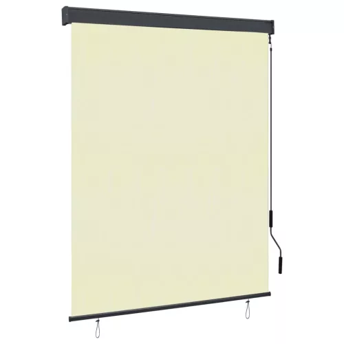 vidaXL krémszínű kültéri roló 140 x 250 cm