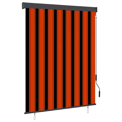 vidaXL narancssárga és barna kültéri roló 140 x 250 cm