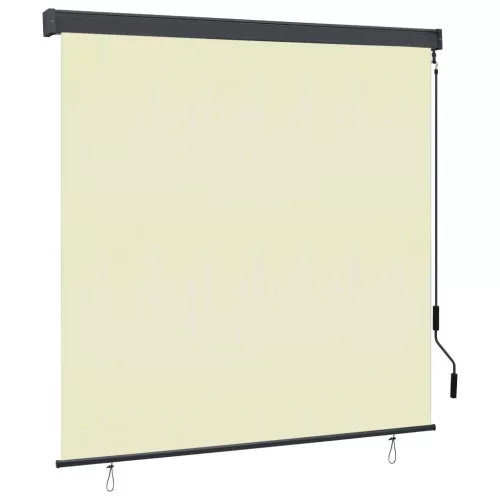 vidaXL krémszínű kültéri roló 160 x 250 cm